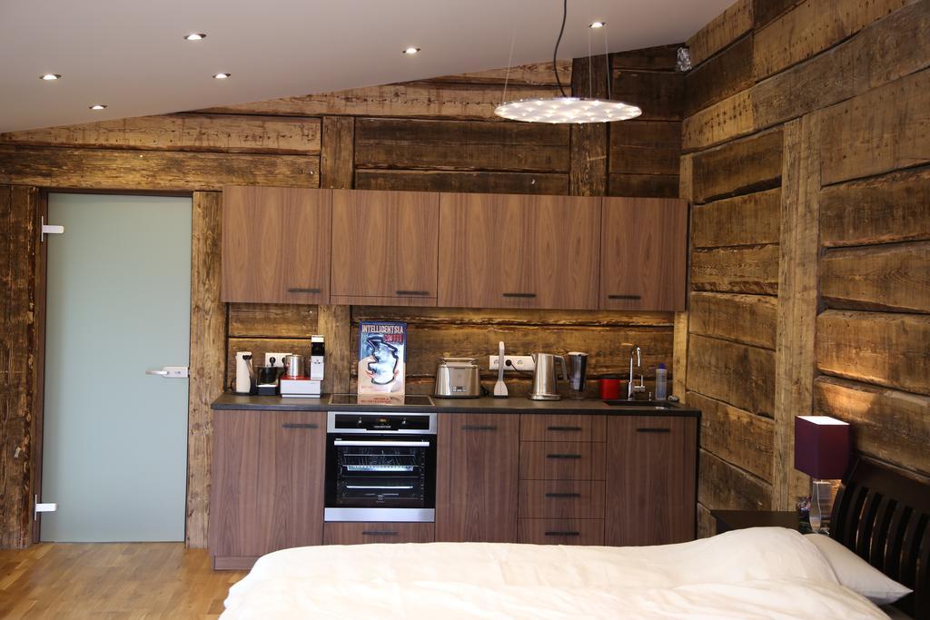 Altribute Studio W Sauna Secure Parking Wifi 90Mbs Liepāja Rom bilde